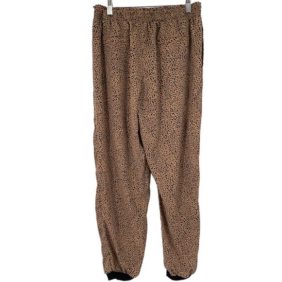 Ellison Leopard Print Joggers Size Large Lightweight - Picture 8 of 11